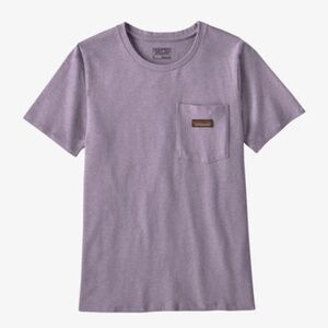 Patagonia W Work Pocket Tee in lilac